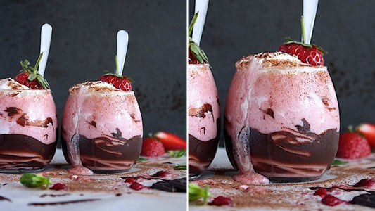 Boosted Strawberry Balsamic Thickshake