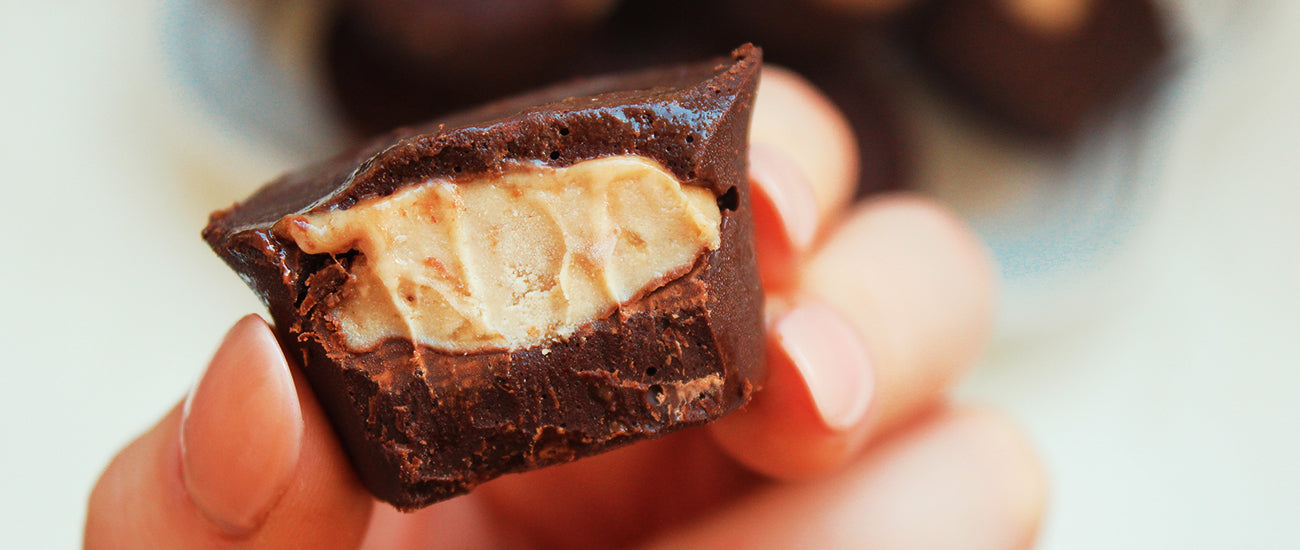 Peanut Butter Choc Fudge Coffee Cups & Beforeyouspeak Coffee