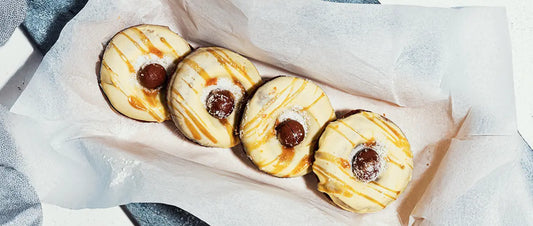 Caramel Easter Doughnut Nests
