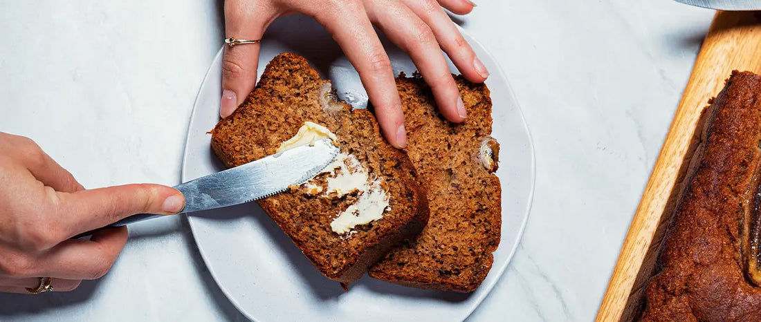 Collagen & Caffeine Boosted Banana Bread