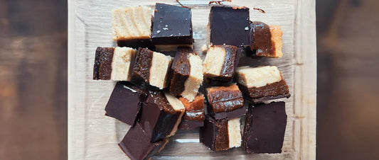 Collagen Mocha Caramel Slice