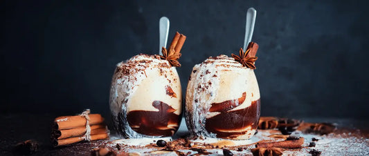 Cinnamon Spiced Salted Caramel Iced Latte