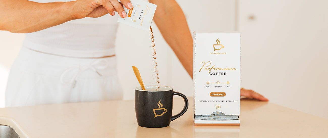 Performance Coffee For Vitality, Longevity & Clarity & Beforeyouspeak Coffee
