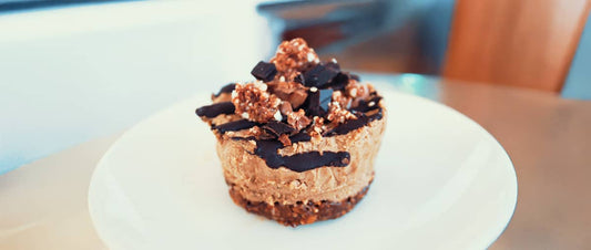 Single Serve Mocha Cheesecake