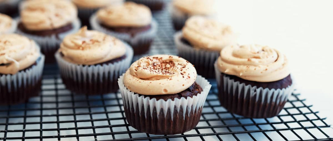 Chocolate Mocha Cupcakes with Espresso Frosting