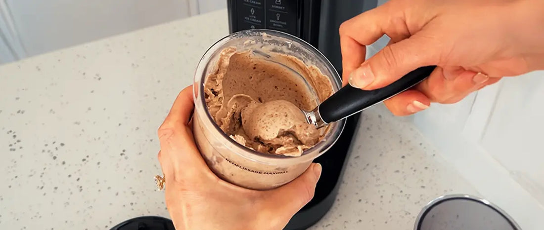 Protein Packed Caramel Latte Ice Cream