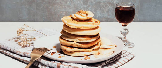 Fluffy Protein + Collagen Vanilla Pancakes