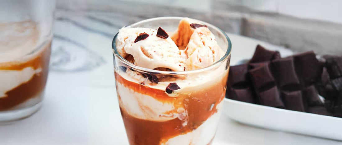 Salted Caramel Cold Press Affogato