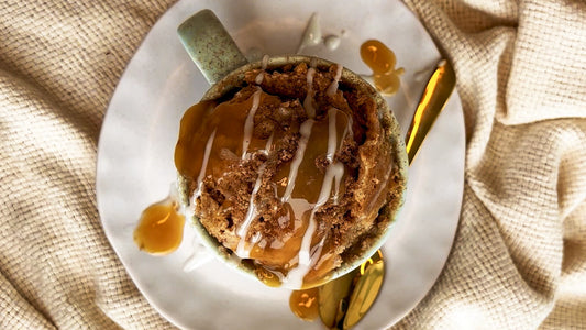 Caramel Cinnamon Mug Cake - AM or PM!