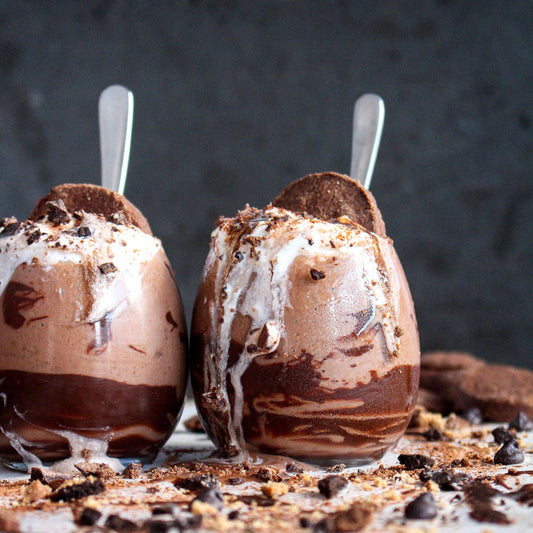 Choc Fudge Cookie Dough Crunch Shake