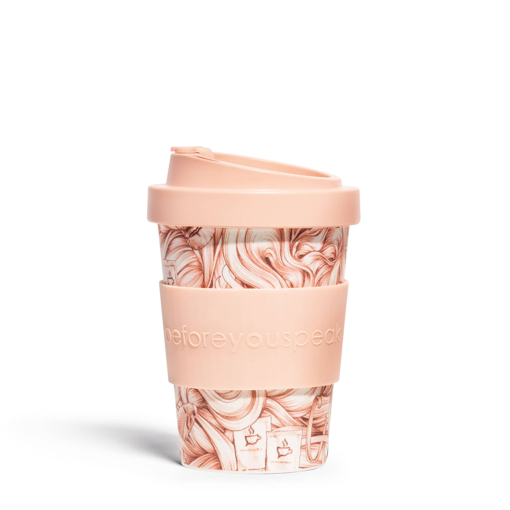 Bamboo Reusable Cup & Beforeyouspeak Coffee