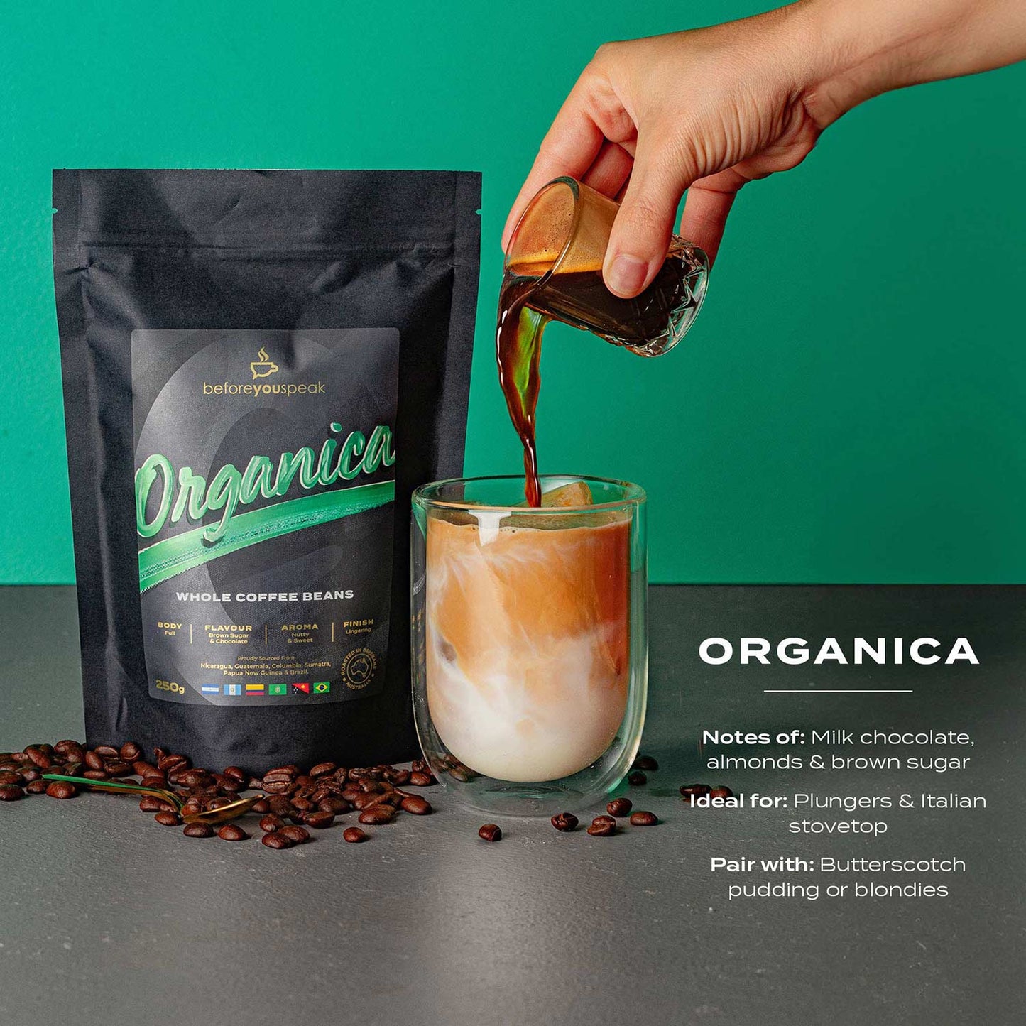 Organica Whole Coffee Beans
