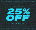 25% Off Sitewide
