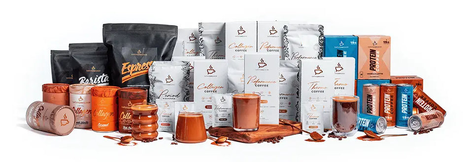 An image displaying the full range of Beforeyouspeak Coffee products