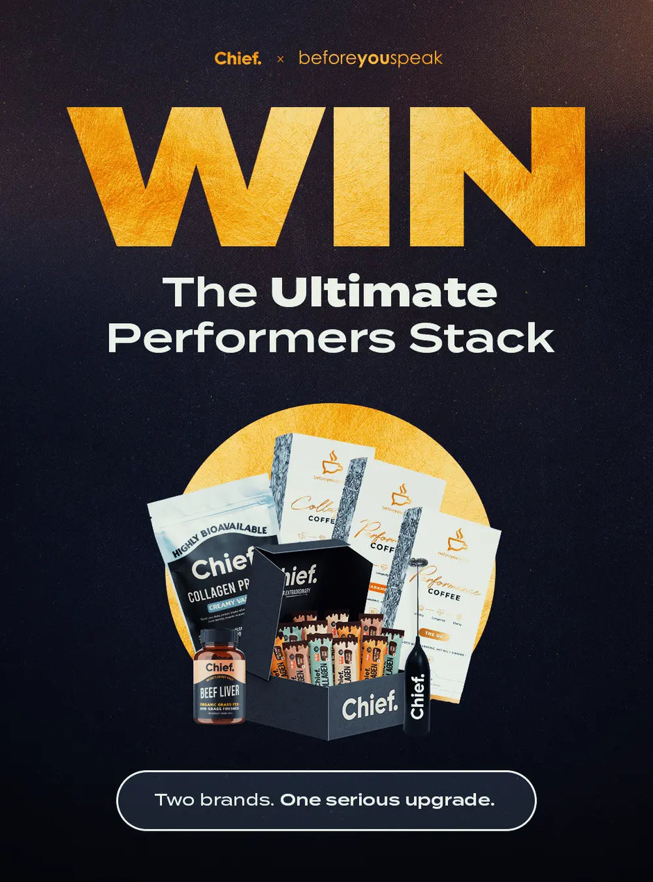 Win the ultimate Chief x Beforeyouspeak Performers Stack