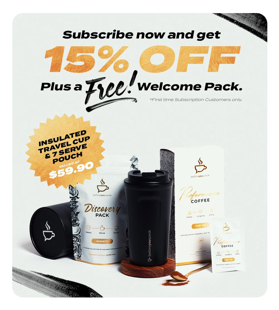 Subscribe now and get 15% off plus a free welcome pack valued at $59.90. First time subscription customers only.