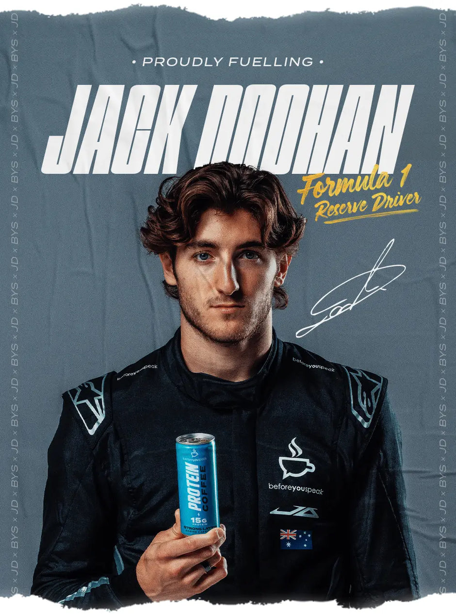 Proudly fuelling Jack Doohan Formula 1 Reserve Driver