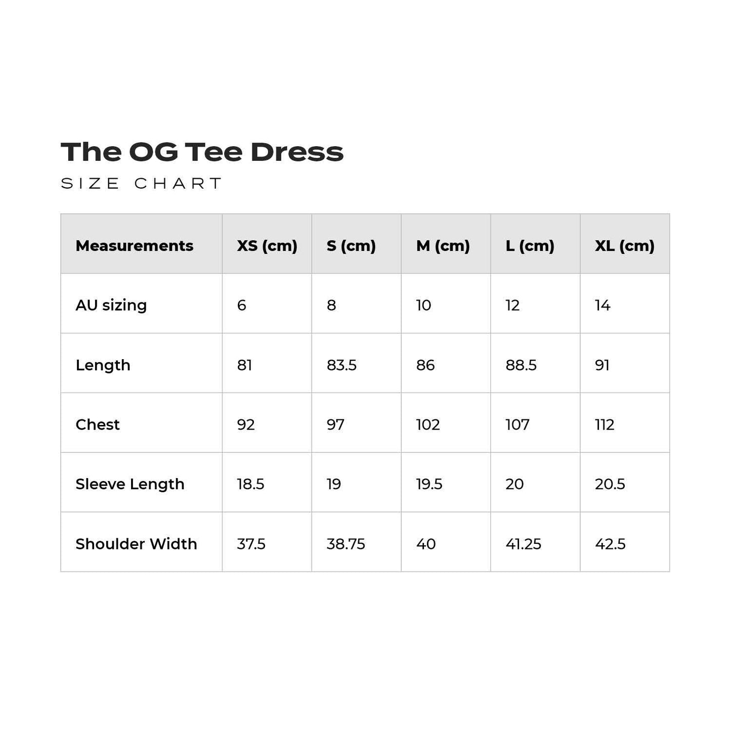 The OG Tee Dress